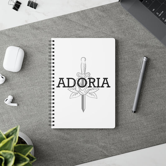 Adoria Wirebound Softcover Notebook, A5